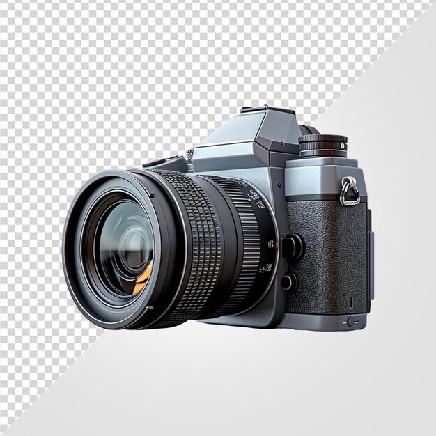 3d camera on transparent background