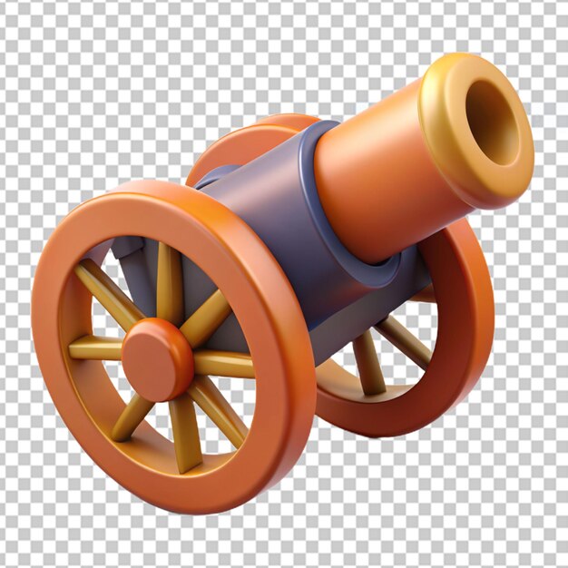 3d cannon png