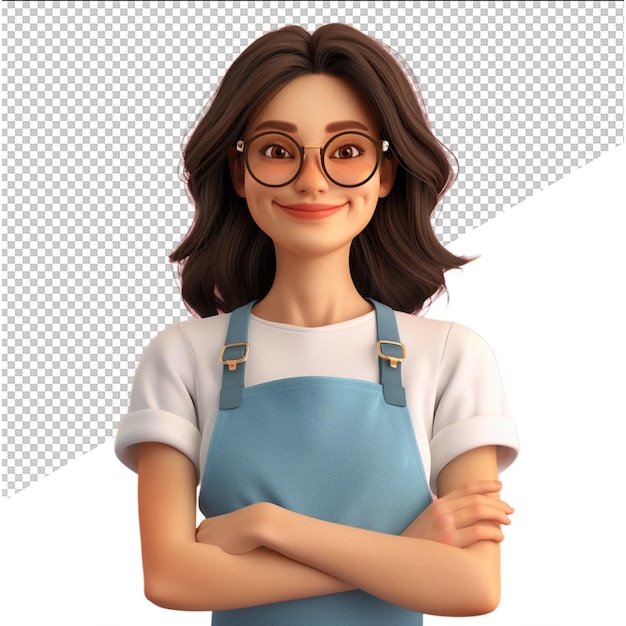 3d cartoon girl