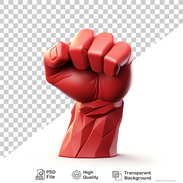 3d cartoon hand sign isolated on transparent background png file