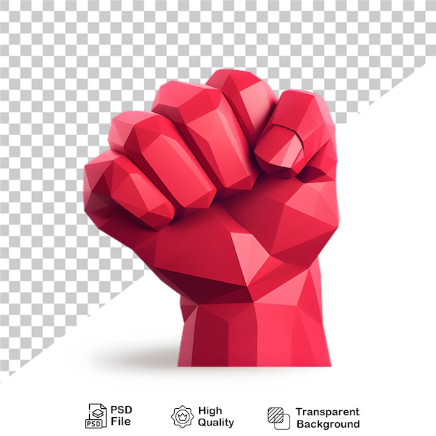 3d cartoon hand sign isolated on transparent background png file