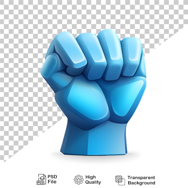 3d cartoon hand sign isolated on transparent background png file