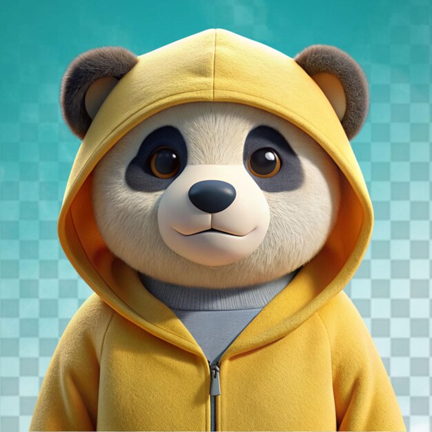 3D cartoon Panda bear