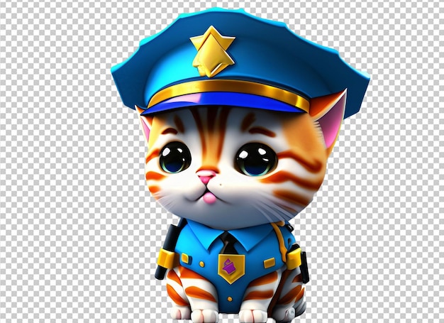 3d cat police