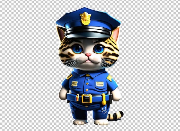 3d cat police