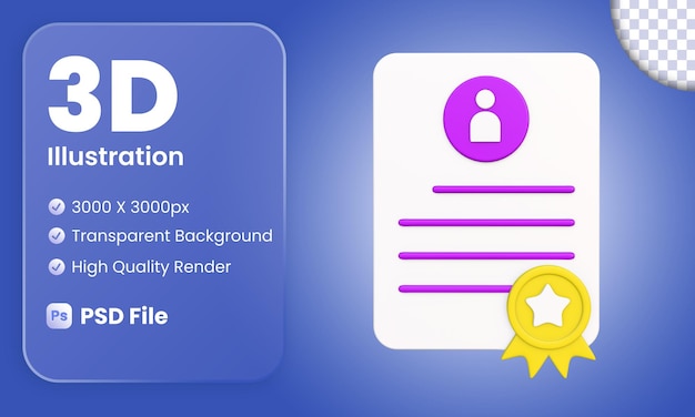 3D Certificate License