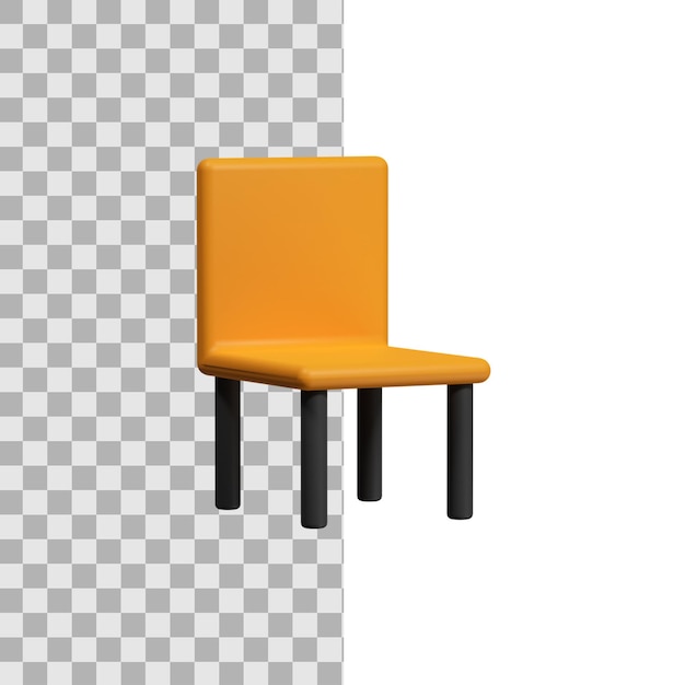 3D Chair isometric design