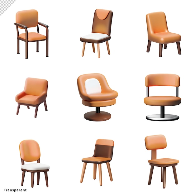 3d chair pack