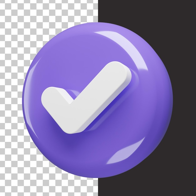 3d check icon