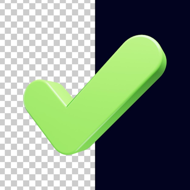 3d check icon