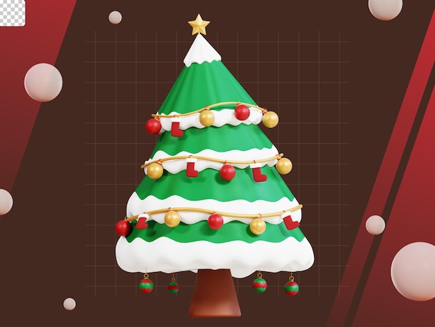 3d christmas icon pack christmas tree