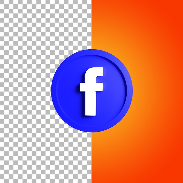 3d Circle Facebook Icon