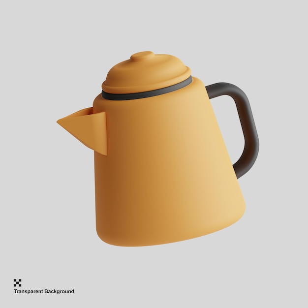 3d coffee pot