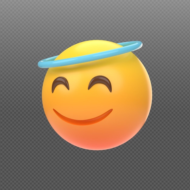 3D concept illustraion of emoji