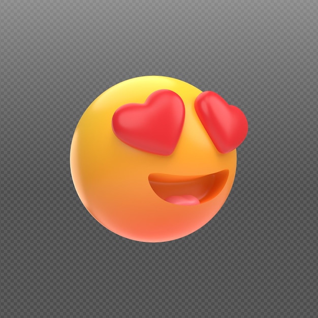 3D concept rendering of emoticon