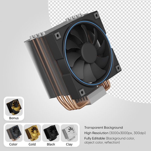 3d cooler with radiator