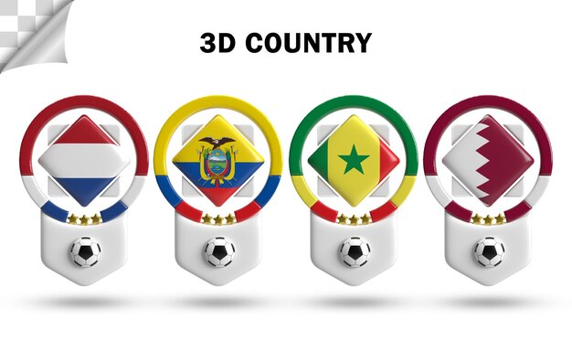 3d country team football