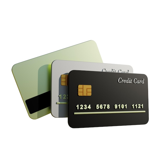 3D Credit card design