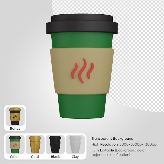 3d Cup of Coffee