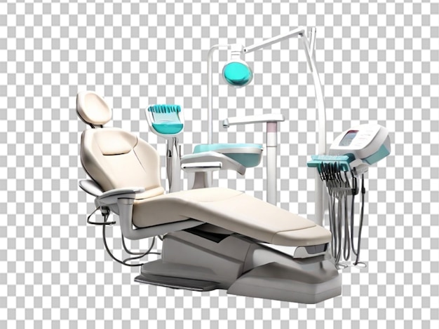 3d Dental Chair on object background