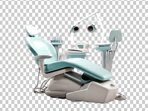 3d Dental Chair on object background