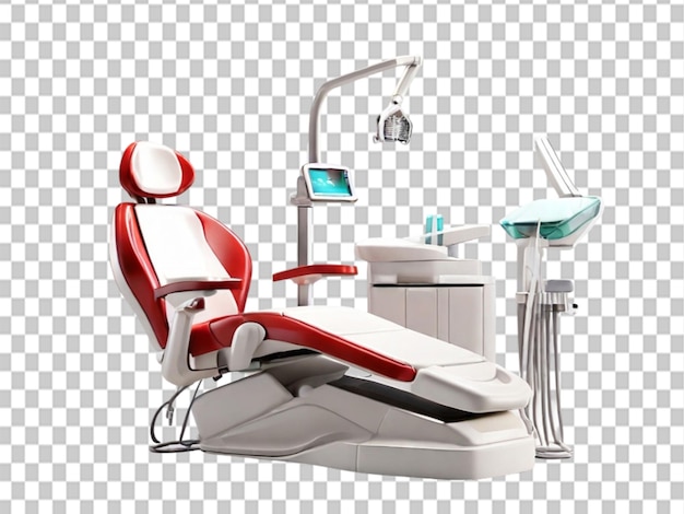 3d Dental Chair on object background