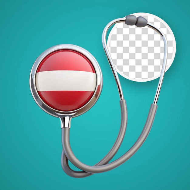 3d dentist stethoscope Austria flag