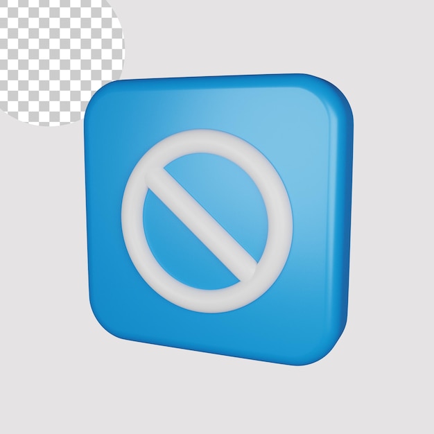 3d disable icon