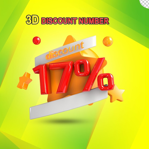 3D Discount  17%