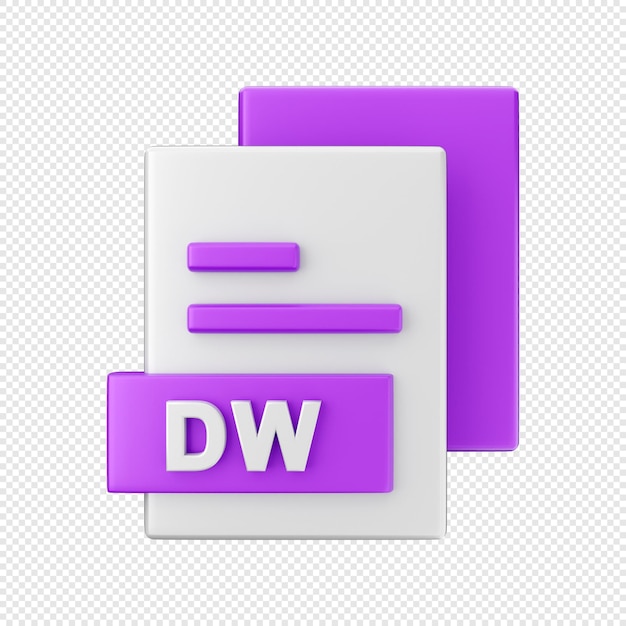 3d document file dw