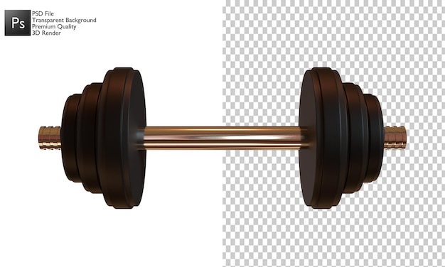 3D dumbbell illustration