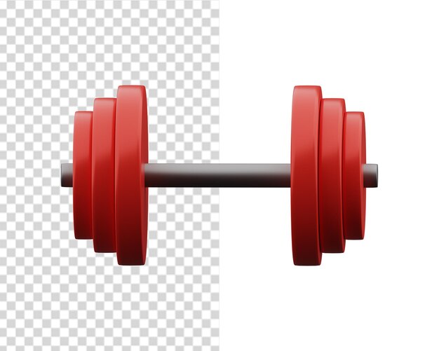 3D dumbbell illustration