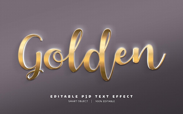 3d editable text effect mockup logo template