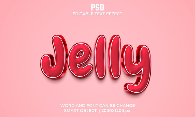 PSD 3d editable text effect premium psd with background