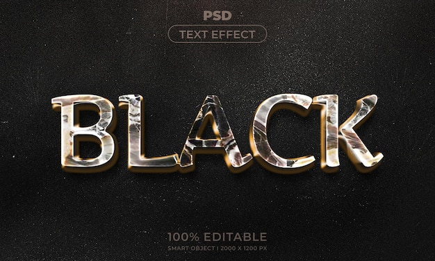 3d editable text effect style with background