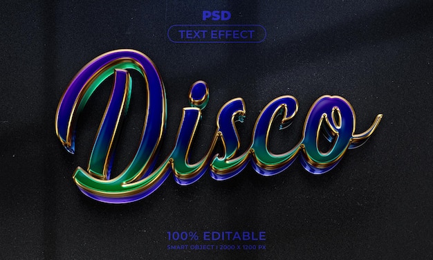 3d editable text effect style with background