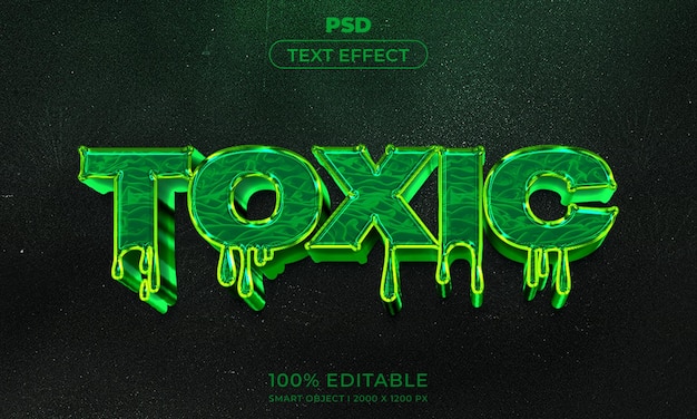 3d editable text effect style with background