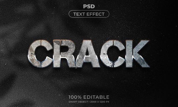 3d editable text effect style with background