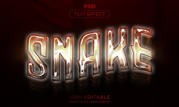 PSD 3d editable text and logo effect style mockup with dark abstract background