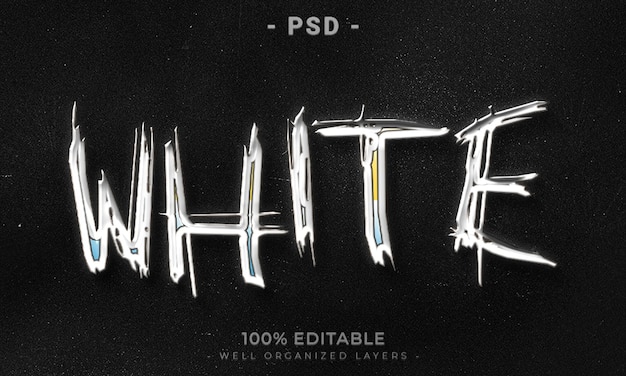 3d editable text and logo effect style mockup with dark abstract background