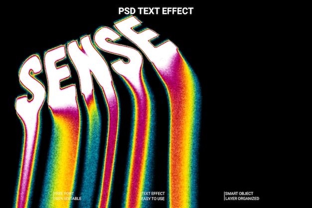 3d editable text style effect