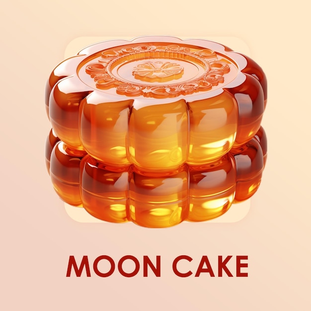 3D elements collection for mid autumn festival celebration