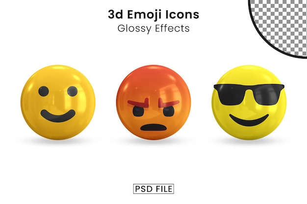 3d Emoji Icons Pack