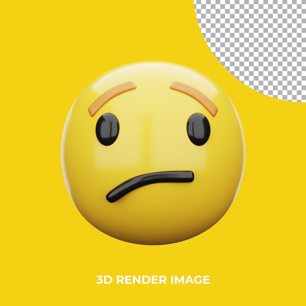 3d emoji Sad Face