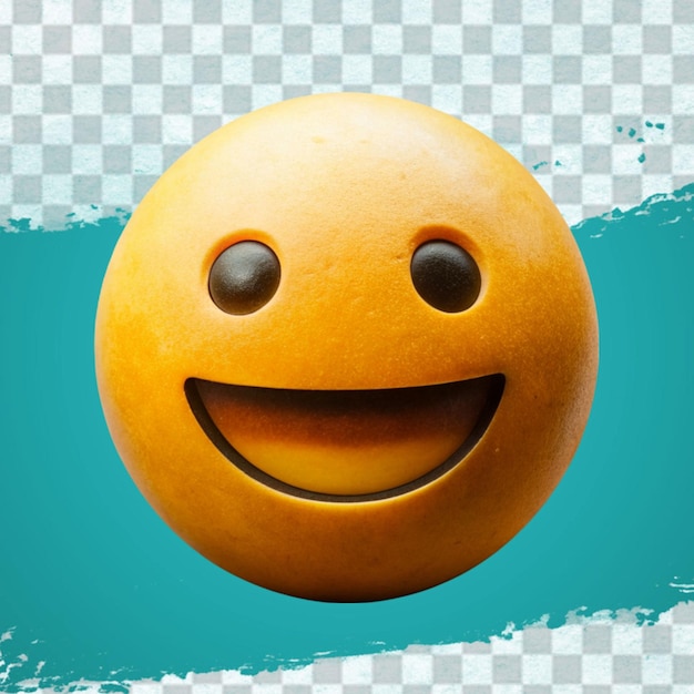 3d emoji with excited smile