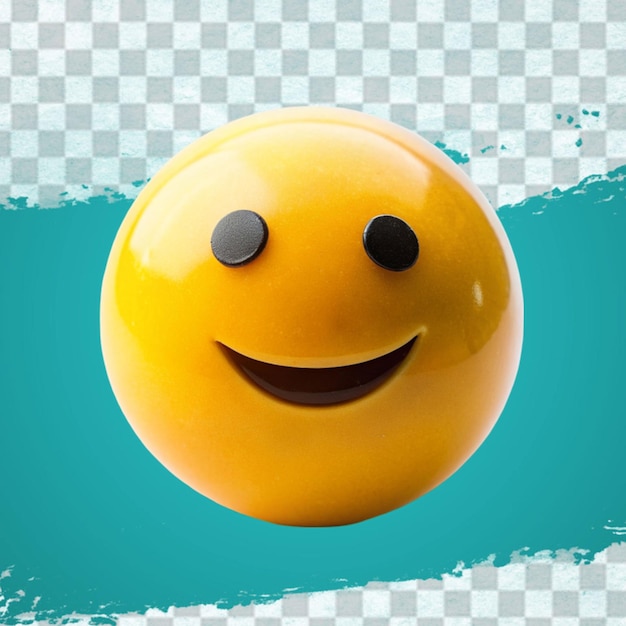 3d emoji with excited smile