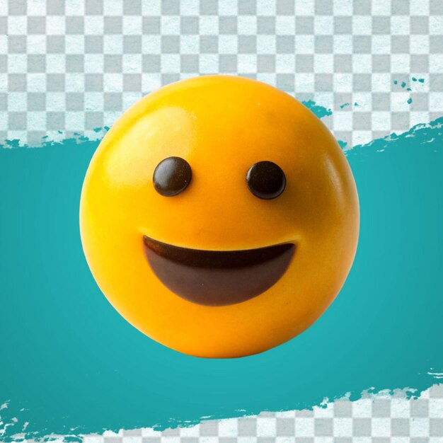 3d emoji with excited smile