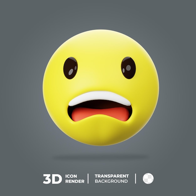 3D Emoticon sad