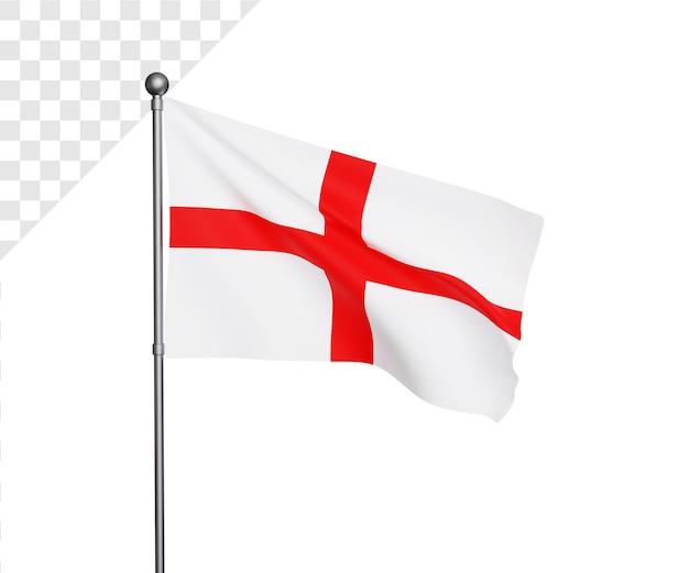 3d england flag illustration