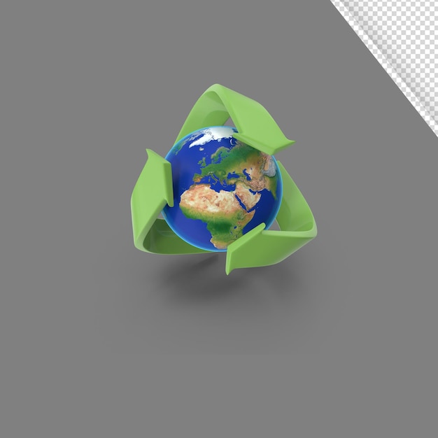 3d environment object with transparent background